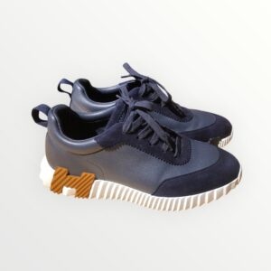 HERMES Bouncing navy sneakers - 6(40)