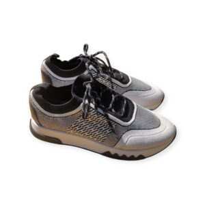 HERMES Addict white/black sneakers - 6(40)
