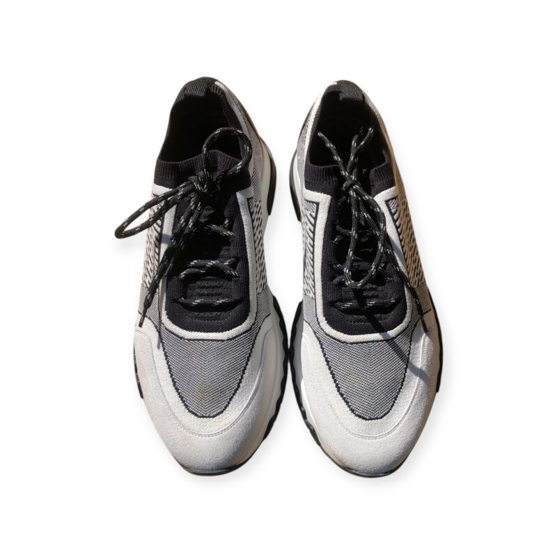 HERMES Addict white/black sneakers - 6(40) - Image 2