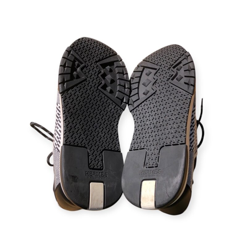 HERMES Addict white/black sneakers - 6(40) - Image 4