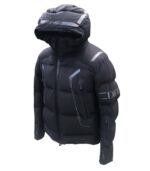 DIOR AND DESCENTE black down coat (48) M/L