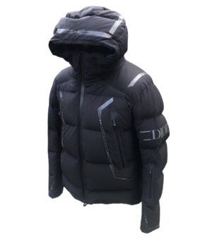 DIOR AND DESCENTE black down coat (48) M/L