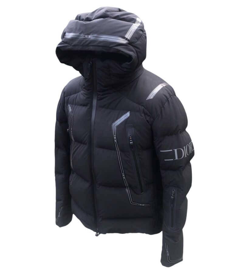 DIOR AND DESCENTE black down coat (48) M/L