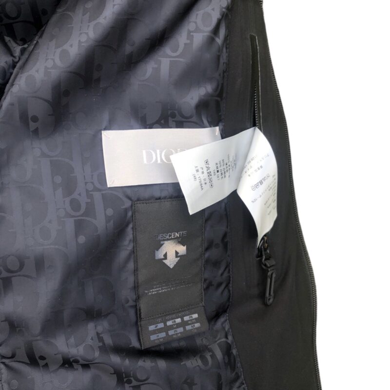 DIOR AND DESCENTE black down coat (48) M/L - Image 4